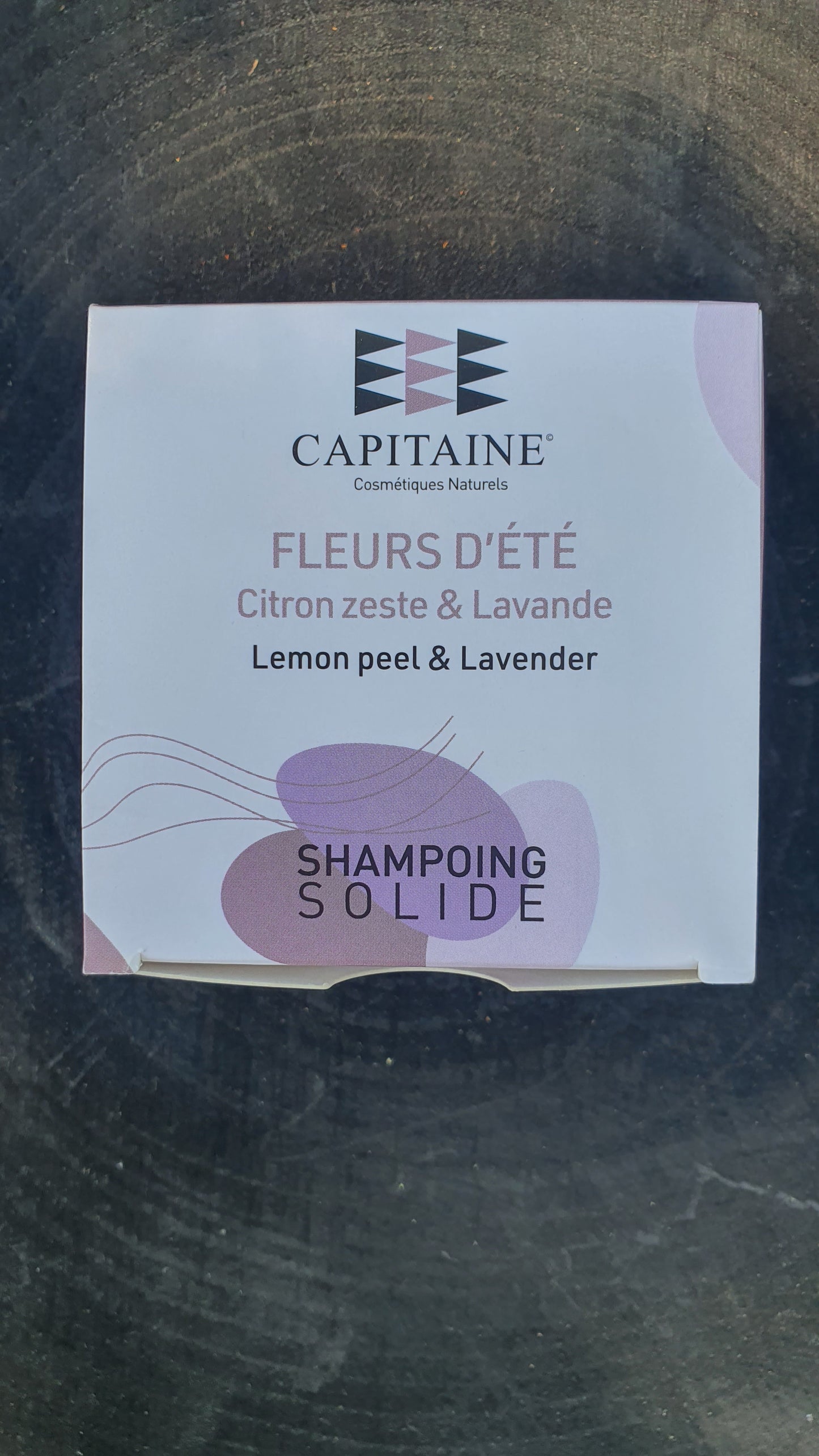 Shampoing solide - Fleurs d'été - Citron zeste et lavande