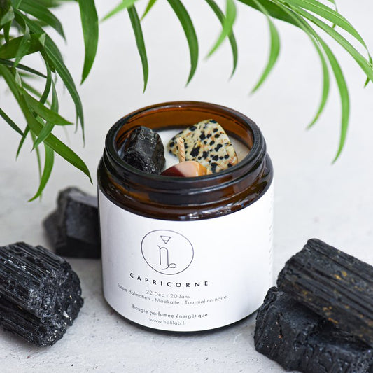 Scented vegan astrological energy candle - CAPRICORN