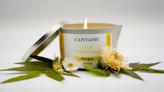 Massage candle - the tropical island - Mango