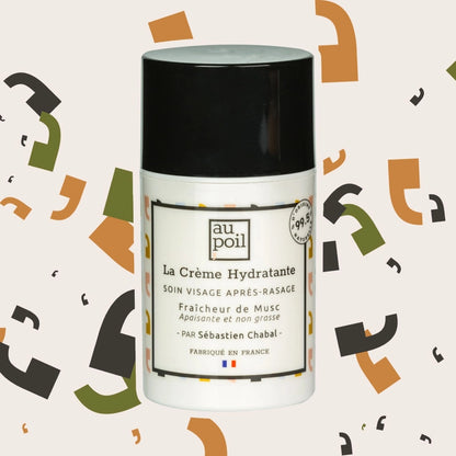 La crème hydratante - soin visage après rasage