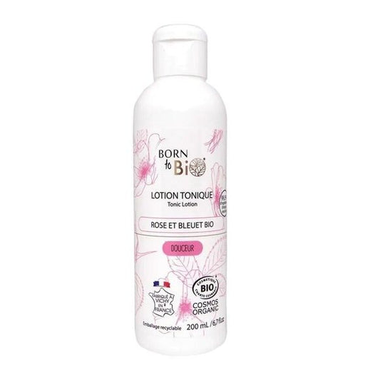 Lotion Tonique Rose & Bleuet Bio par Born to Bio