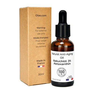 Anti-Aging-Öl 3 % Bakuchiol-Squalan + Astaxanthin