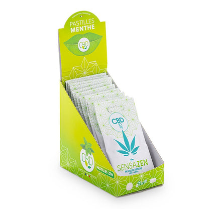 Pastilles CBD Menthe douce - Sachet de 15 pastilles