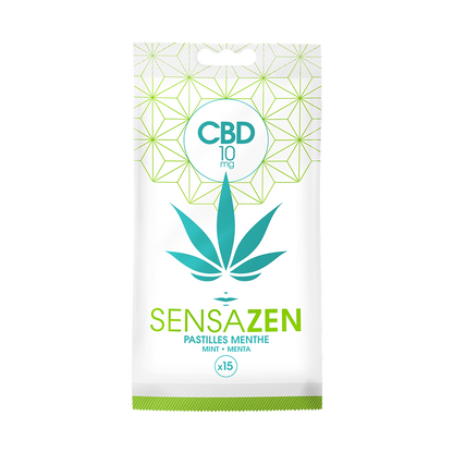 Pastilles CBD Menthe douce - Sachet de 15 pastilles