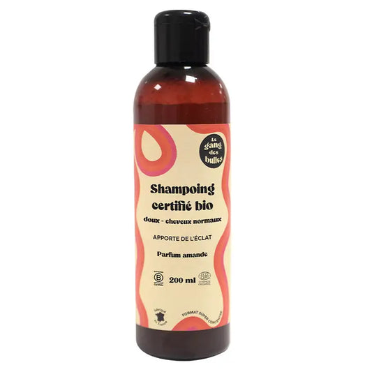 Shampooing Doux Bio Parfum Amande pour Cheveux Normaux par Le Gang des Bulles