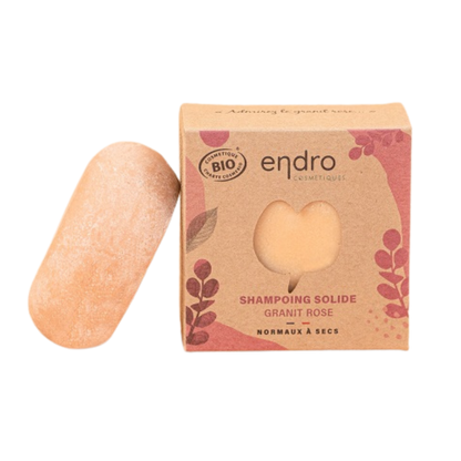 Organic solid shampoo - Pink Granite